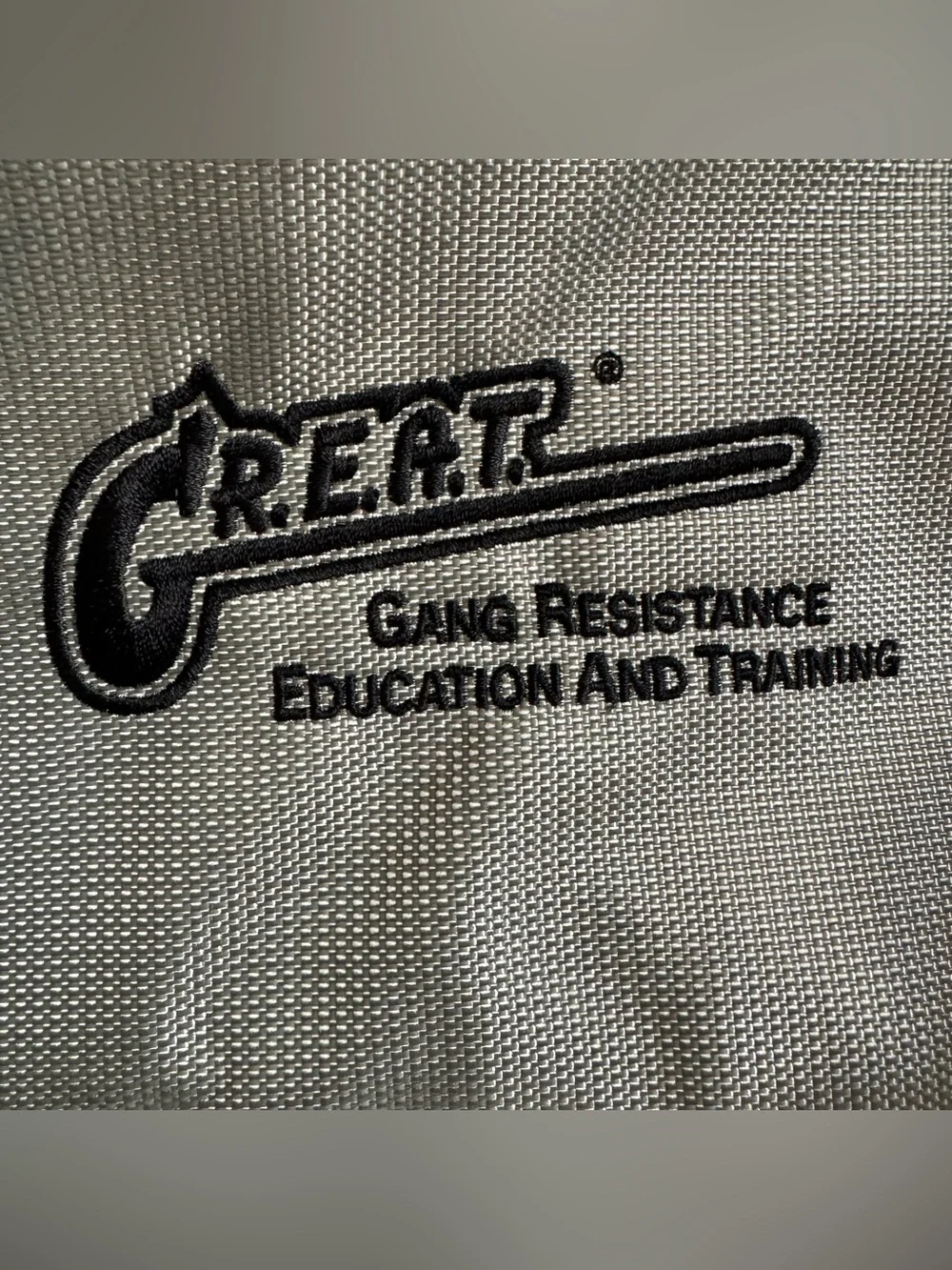Vtg GREAT Gang Resistance Training Gemline Messenger Laptop Bag Briefcase